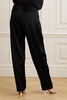 Satin straight-leg pants