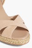 Mirela II suede espadrille wedge sandals