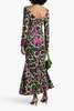 Nube Fortuna floral-print cotton-blend maxi dress