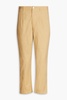 Boy cropped cotton-blend twill tapered pants