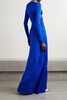 Katherine cutout stretch-satin jersey gown