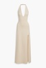 Carina ponte halterneck gown