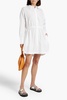 Fiona cotton-poplin mini shirt dress