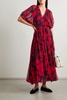 Constance tiered floral-print chiffon maxi dress