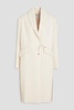 Cotton and linen-blend coat