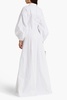 Cotton maxi shirt dress