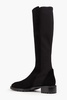 Microstretch and suede knee boots