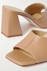 Sandi leather mules