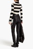 Simone stretch-leather skinny pants