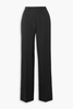 Wool-twill straight-leg pants