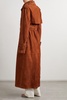 Rennie belted suede trench coat