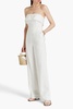 Chesa strapless linen wide-leg jumpsuit