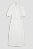 Moala cotton-poplin maxi shirt dress