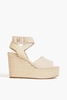 Vada canvas espadrille wedge sandals