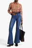 Sheridan faded high-rise flared jeans