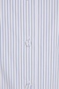 Pleated striped cotton-poplin blouse