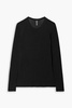 Butter stretch-modal and cashmere-blend jersey top