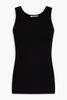 Cotton-blend jersey tank