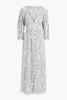 Seline printed voile maxi dress