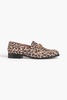 Owen leopard-print suede loafers