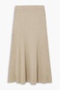 Hevina ribbed wool maxi skirt