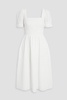 Holland broderie anglaise cotton midi dress