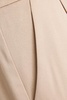 Robinne pleated satin-crepe wide-leg pants