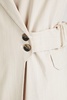 Belted crepe blazer