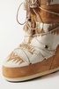 Embellished wool-jacquard and suede snow boots