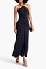 Reze chain-embellished stretch-jersey halterneck maxi dress