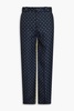 Lionel printed satin-twill pants