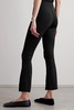 Stretch-ponte slim-leg pants