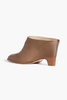 Gabe leather mules