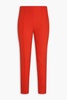 Honolulu cropped stretch-crepe slim-leg pants