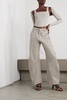 Arch cotton-blend canvas wide-leg pants