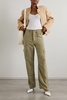 The Private Cargo high-rise straight-leg jeans