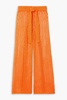 Aadya crochet-knit wide-leg pants