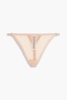 Carole point d'esprit low-rise thong