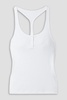 Penny pointelle-knit  cotton tank