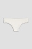 Genny lace-trimmed stretch Pima cotton-jersey mid-rise briefs