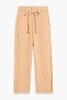 Marin cropped cotton-gauze straight-leg pants