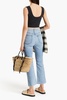 Casey distressed high-rise kick-flare jeans