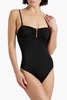 Pauline cutout gathered swimsuit