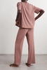 Nalani and Narine ribbed stretch Pima cotton and modal-blend pajama set