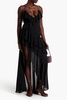 Alva ruffle-trimmed chiffon maxi dress