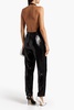 Hannah sequined stretch-mesh tapered pants