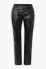 Coated low-rise skinny jeans