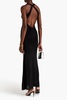 High Seas cutout stretch-jersey halterneck maxi dress