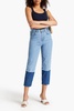 Audrey cropped high-rise tapered jeans