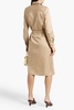 Agatha cotton-twill midi shirt dress